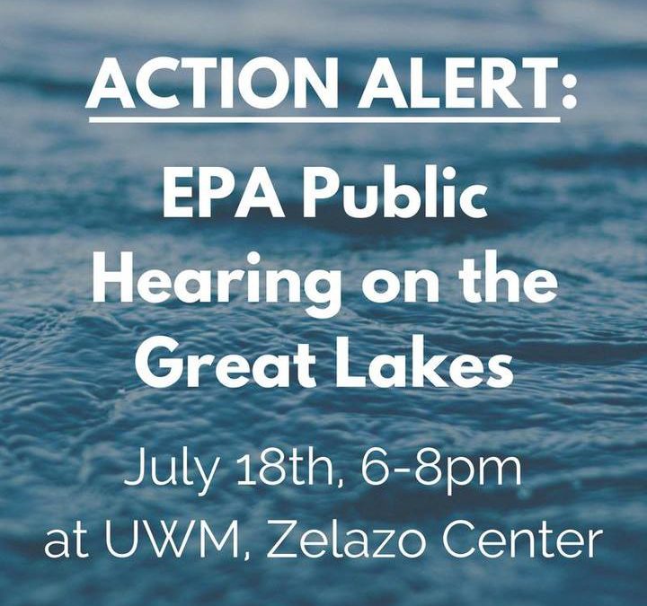 It’s time for Action: the U.S. Environmental Protection Agency (EPA) wants to hear from you about the future of the Great Lakes Basin