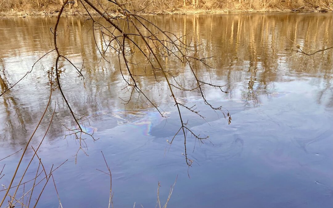 Oil Spill on the Milwaukee River