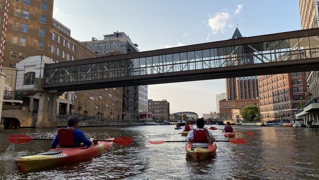 Kayak on the MKE Urban Water Trail